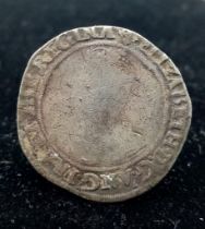 A Elizabeth I, Shilling Coin. 2nd Issue, see photos for condition. Weight: 5.74g S2555