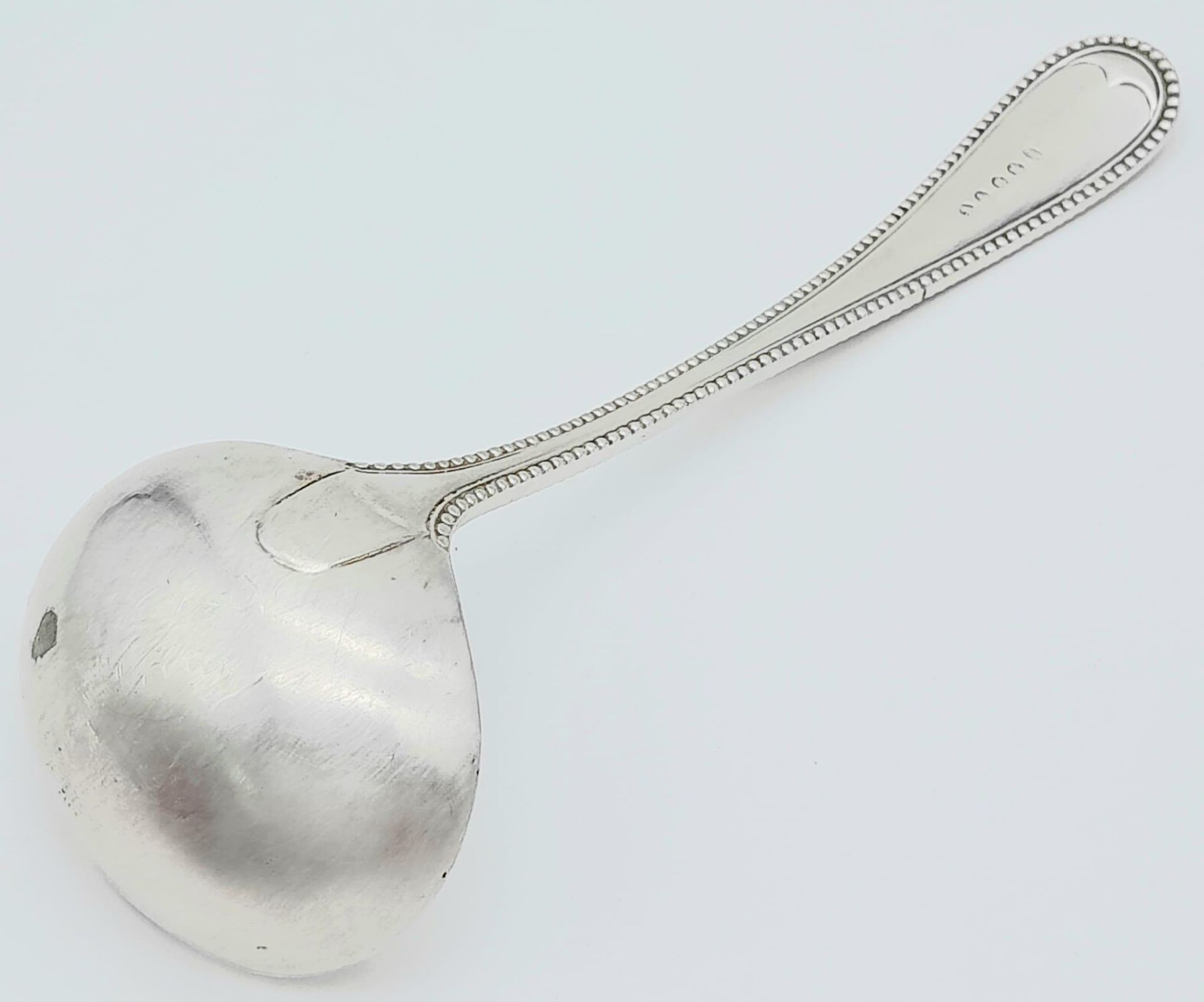 An antique Silver Ladle. Fully hallmarked and measures 19.5cm in length. Weight: 91.36g - Bild 3 aus 5