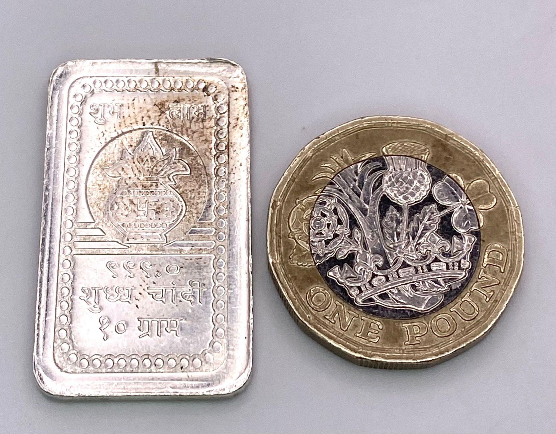 A 10G BAR OF FINE SILVER 999.0 Ref: SC 7010 - Image 3 of 3