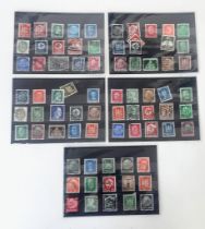 5 x 15 3rd Reich Stamps.