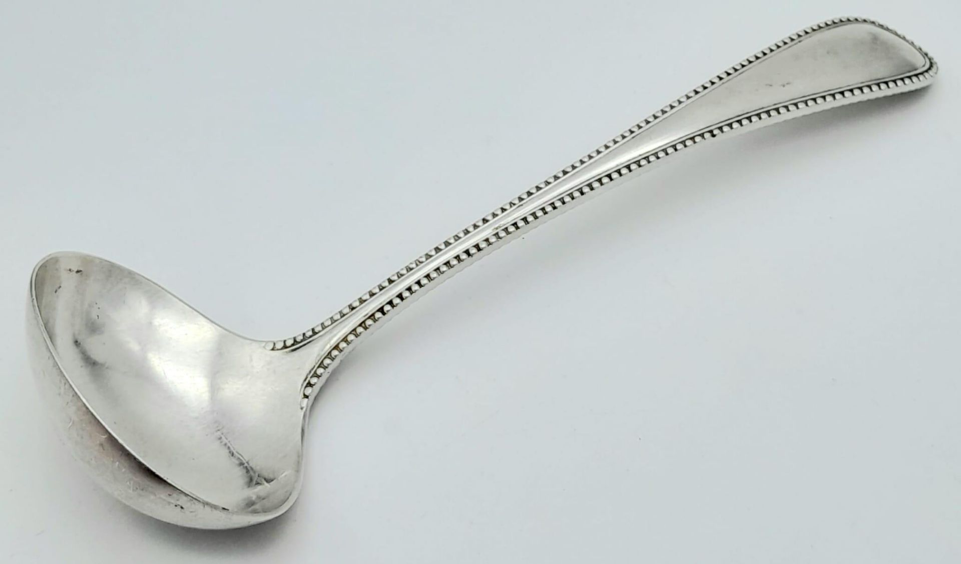 An antique Silver Ladle. Fully hallmarked and measures 19.5cm in length. Weight: 91.36g - Bild 2 aus 5
