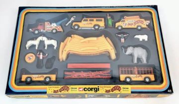 A 1978 Corgi Jean Richard Circus gift set No.48. This set has never been out of the box and as a