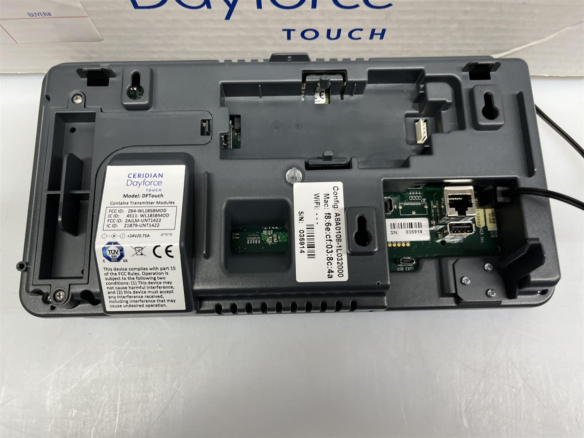 Ceridian Dayforce Touch - Emplyee touch punch in tracker - Mo#: DFTouch - Image 2 of 3
