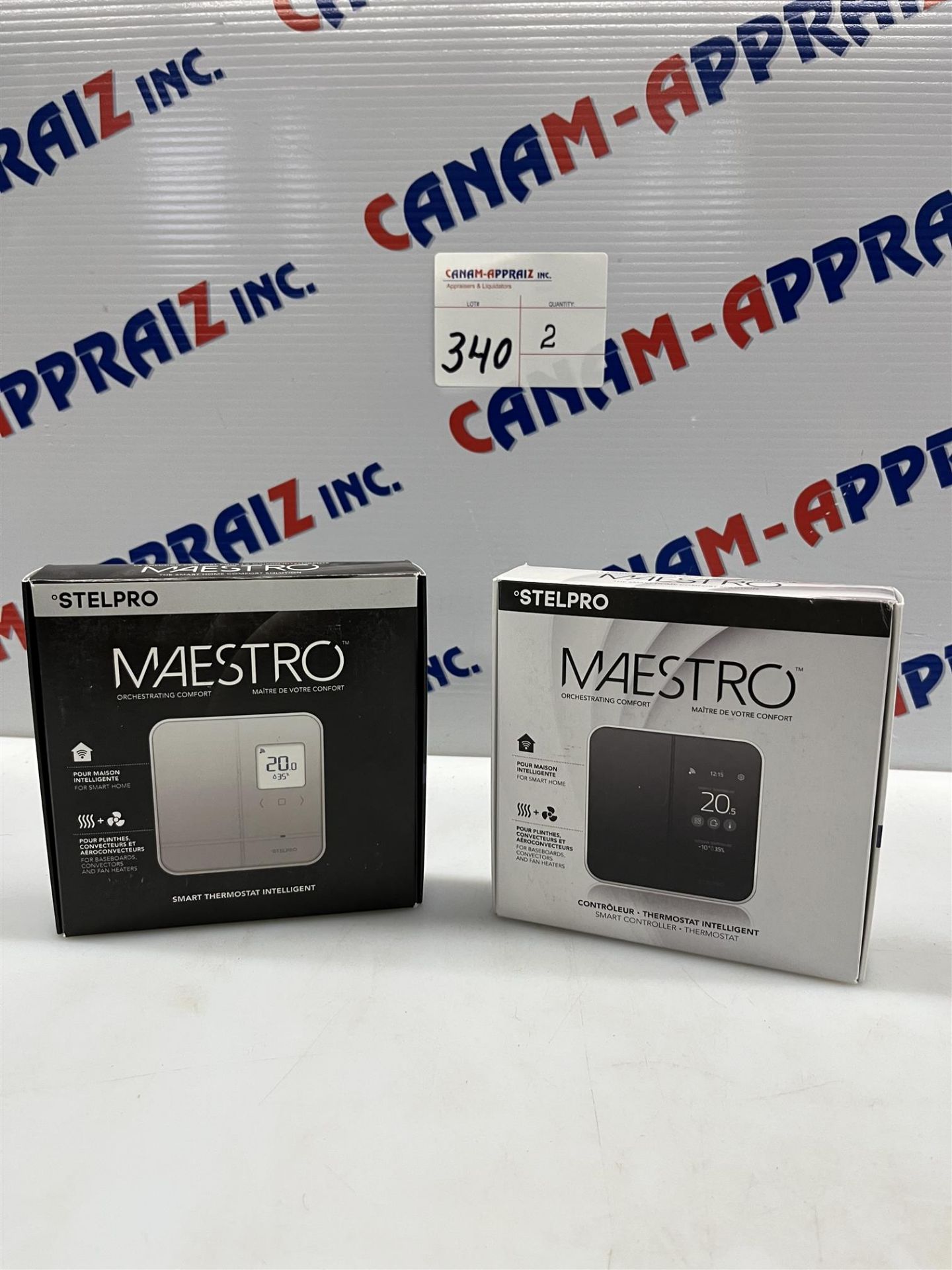 Maestro - Electronic Programmable Thermostat - Quantity: X2