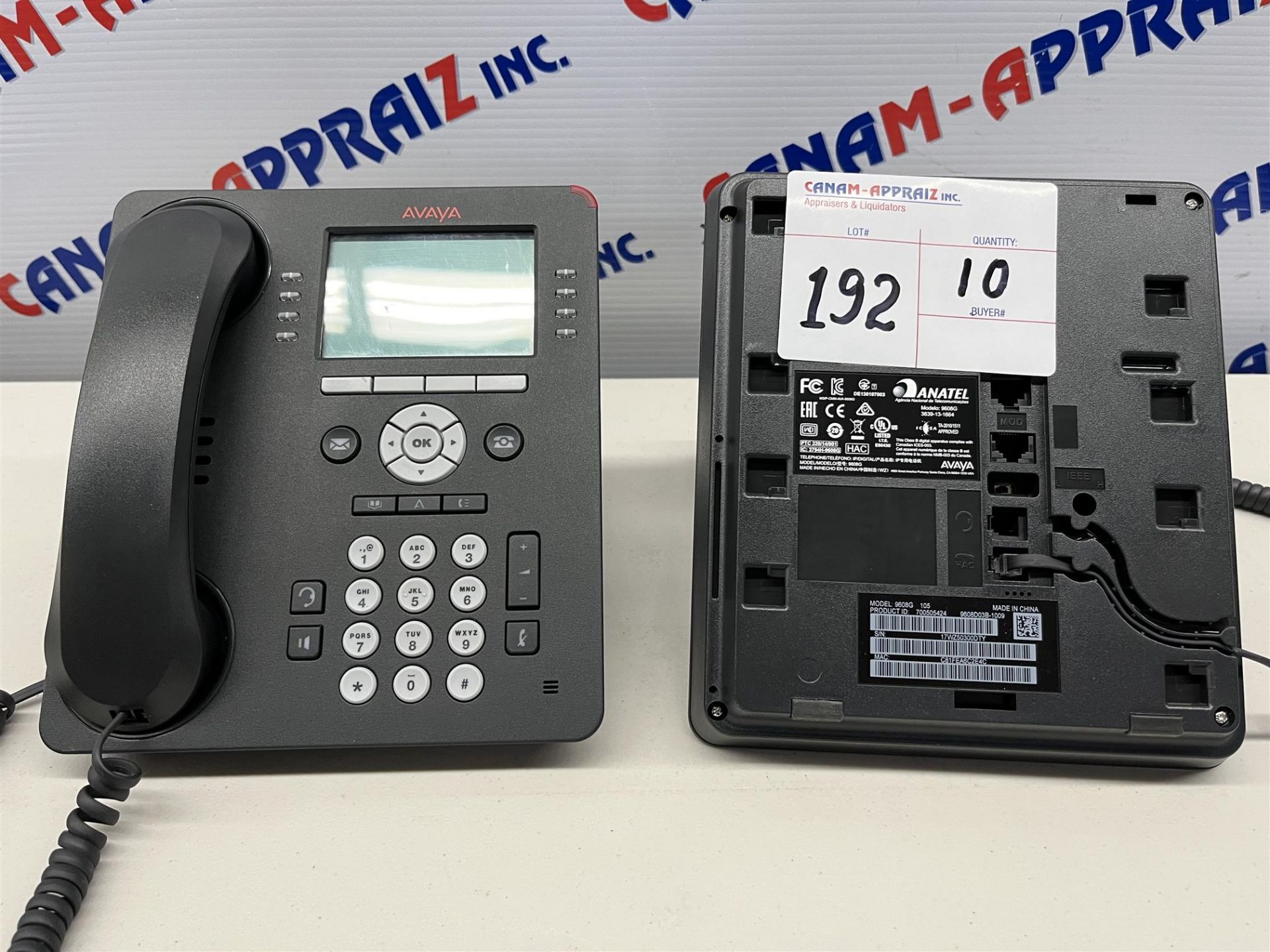 Avaya - Office Phones - Mo#: 9608-G - Quantity: X10