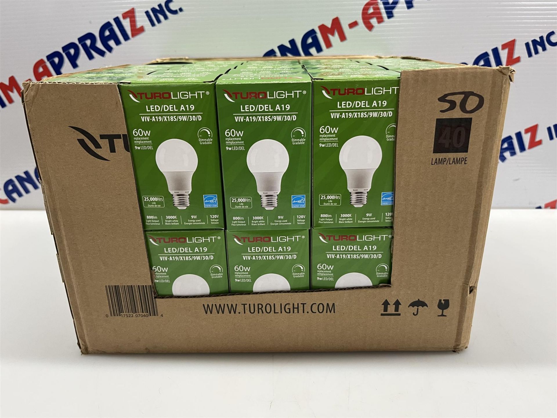 TUROLIGHT - Pure Vision LED PAR20 Light Bullbs - Quantity: X50 x 4 - Image 2 of 2