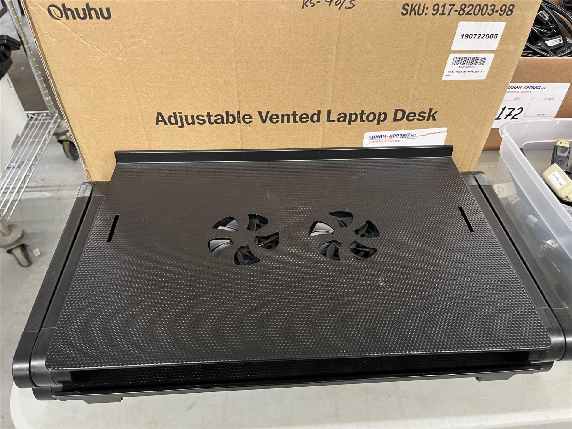 Huhu - Adjustable Portable Vented Laptop Desk - Mo#: X000WXL57D - Image 2 of 2