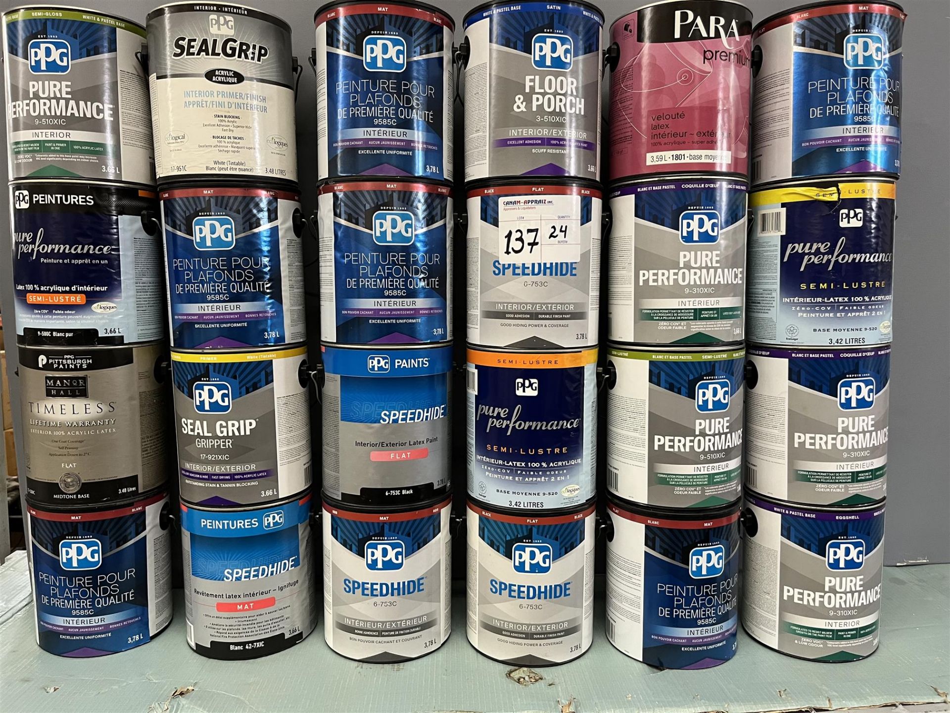 Lot of Assorted Paint & Wood Finish - See Photos for Details - Quantity x24