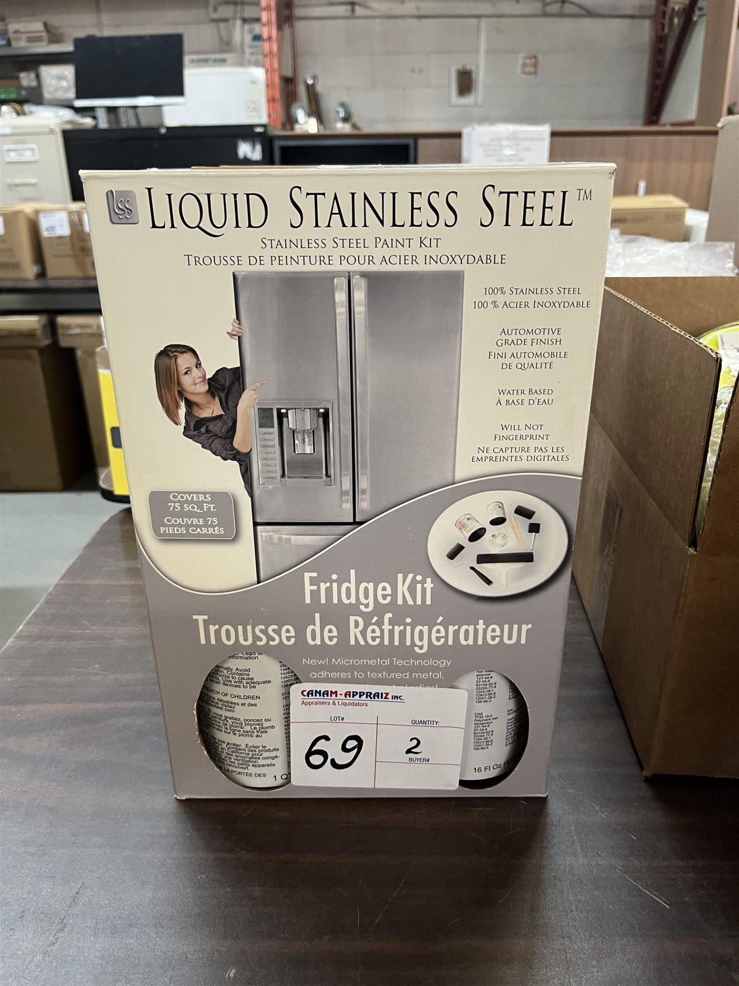 Liquid Stainless Steel Fridge Cleaner Kit