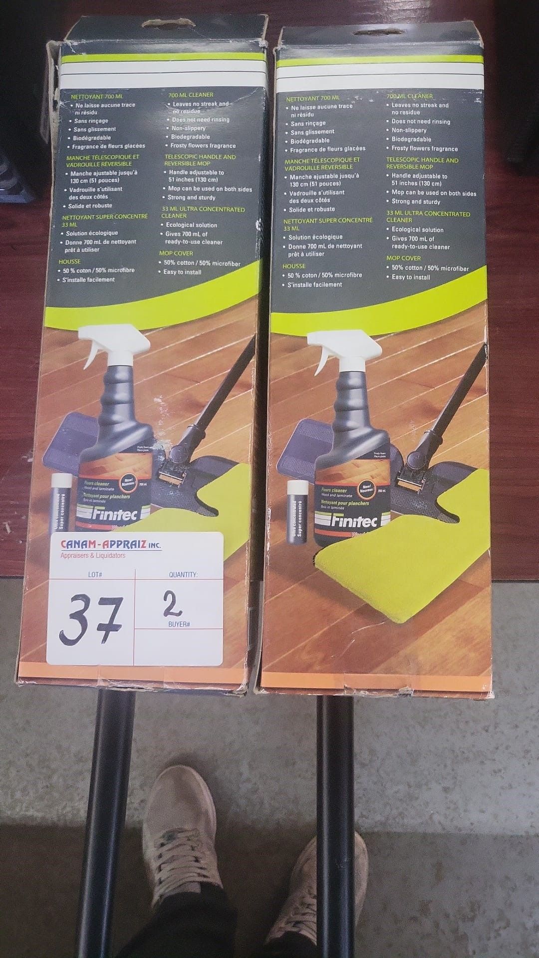 FINTEC - Wood Finish Spray bottle & Brush - Quantity: x2 - Image 2 of 2