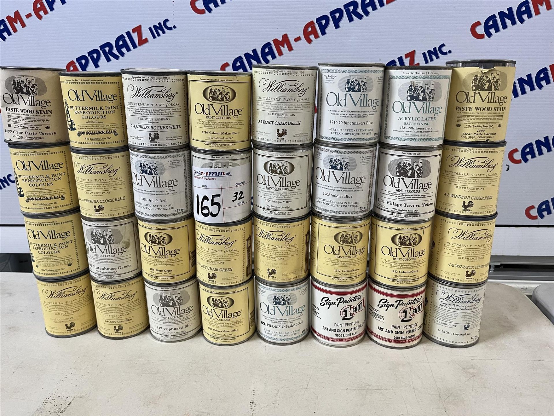 Lot of Assorted Paint & Wood Finish - See Photos for Details - Quantity x32