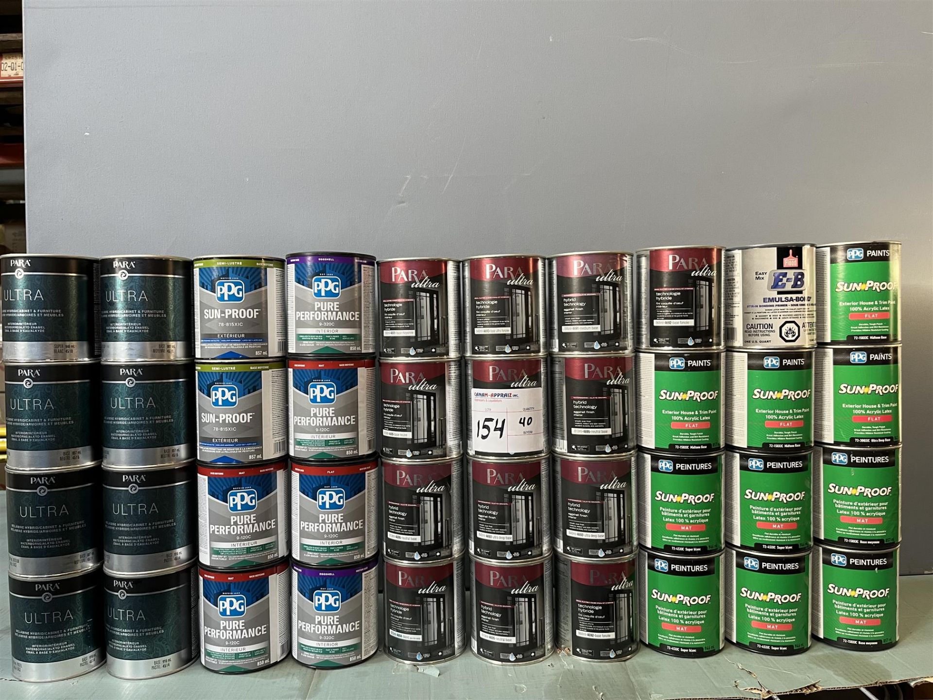 Lot of Assorted Paint & Wood Finish - See Photos for Details - Quantity x40