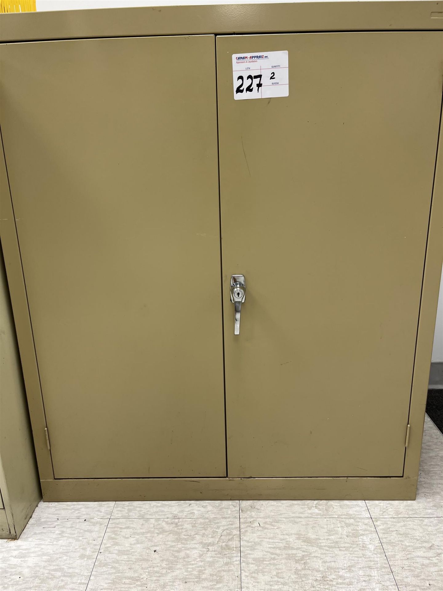 2 door Metal Cabinet X2