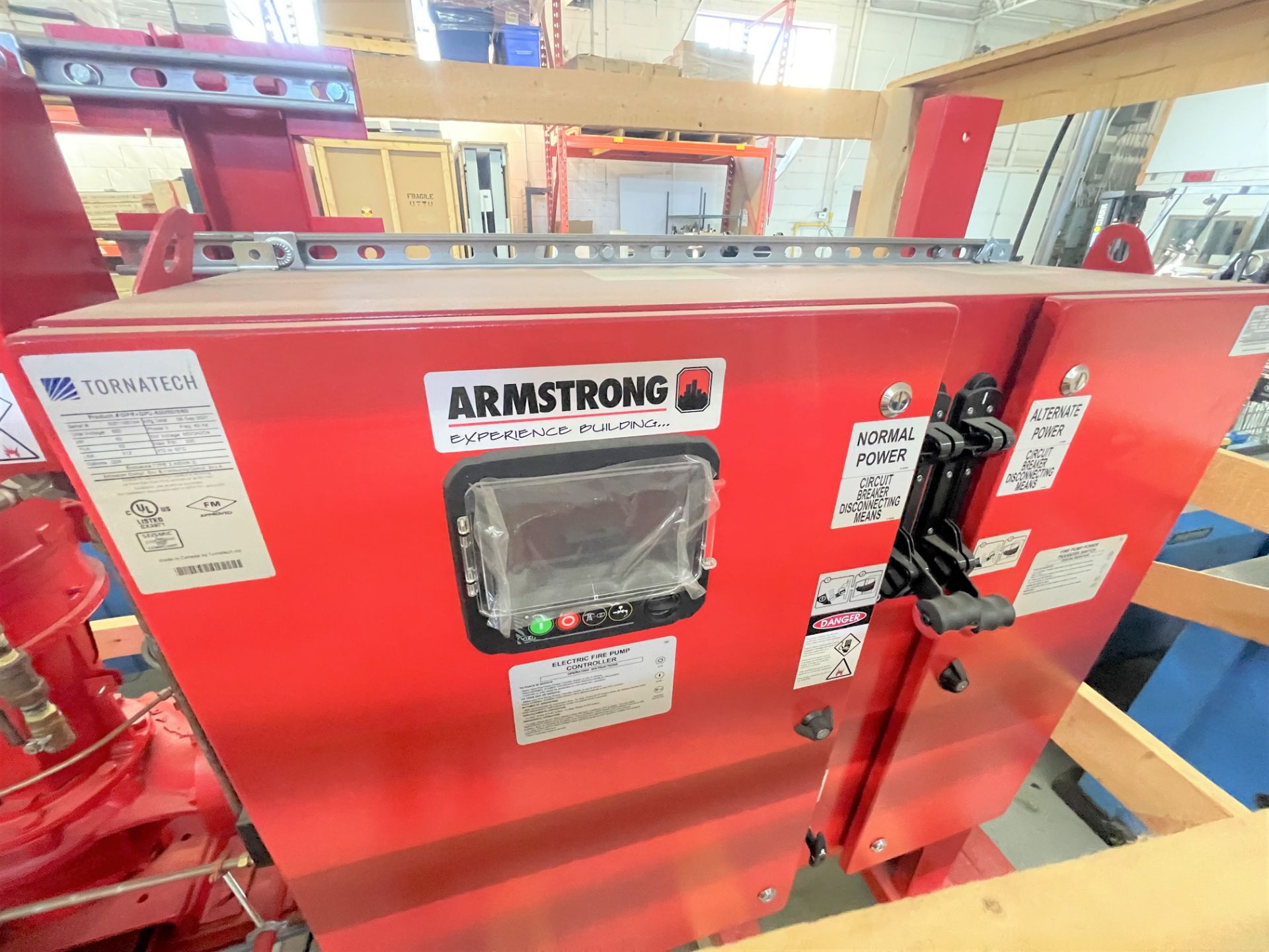 NEW (2021) ARMSTRONG VERTICAL IN-LINE FIRE PUMP, MODEL 43PF, 5 X 5 X 8FM, 181 MAX PSI W/50HP - Image 3 of 12