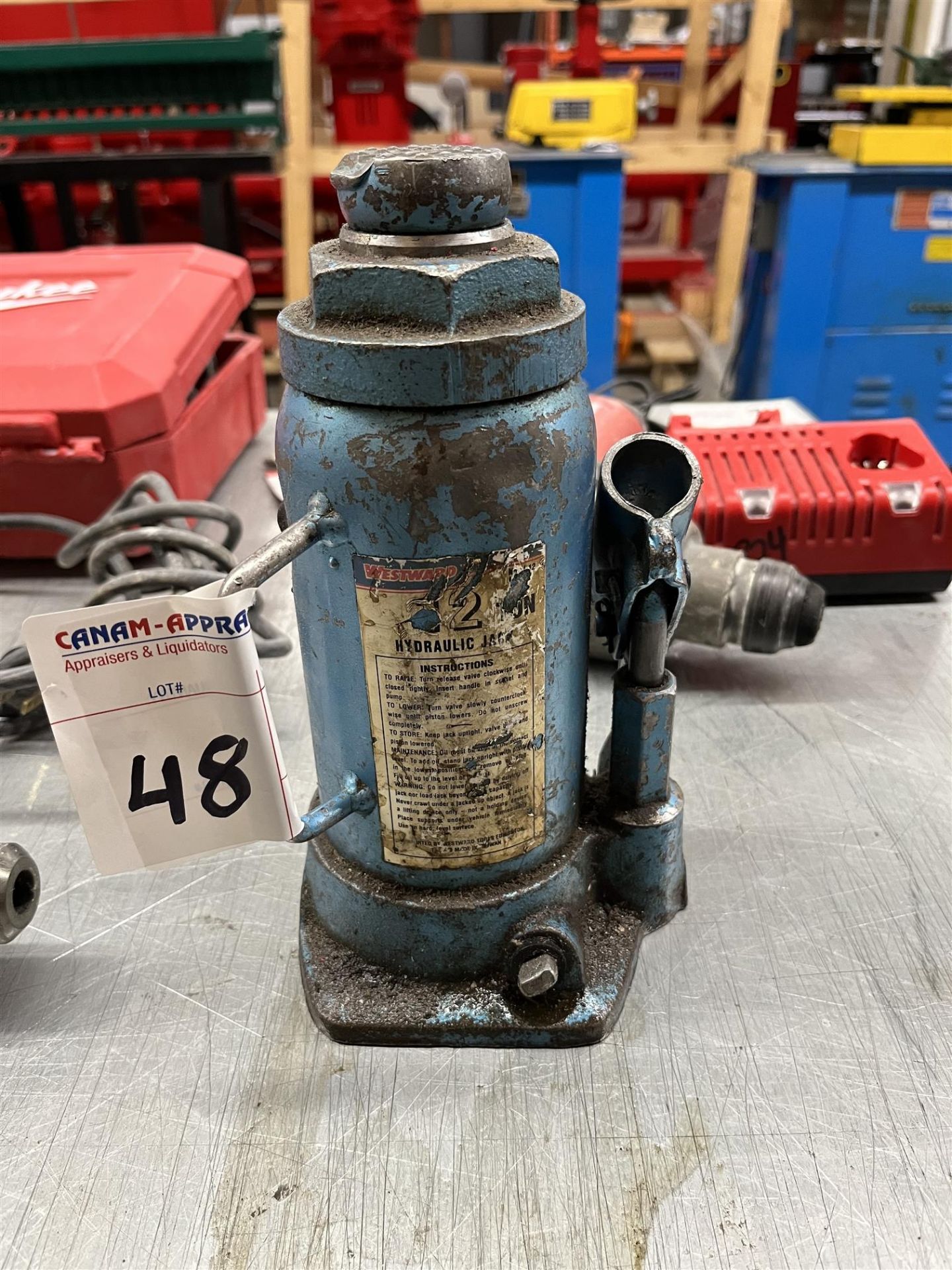 WESTWARD 2 TON HYDRAULIC JACK