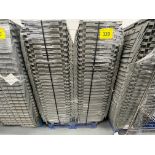 PALLET OF GREY PLASTIC TOTES (APPROX. 100 TOTAL)