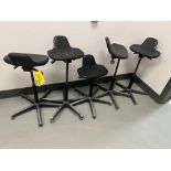 LOT OF (5) STOOLS