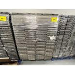 PALLET OF GREY PLASTIC TOTES (APPROX. 100 TOTAL)