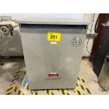 REX POWER MAGNETICS TRANSFORMER, 150KVA, 480V TO 231V