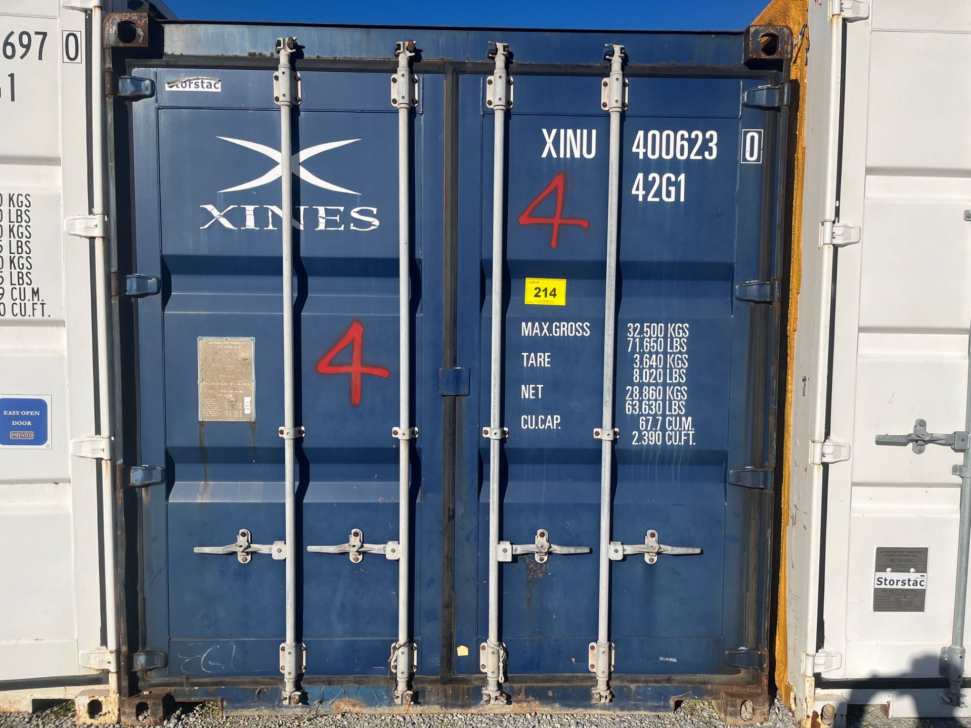 XINES 40' SEACAN (NO CONTENTS)