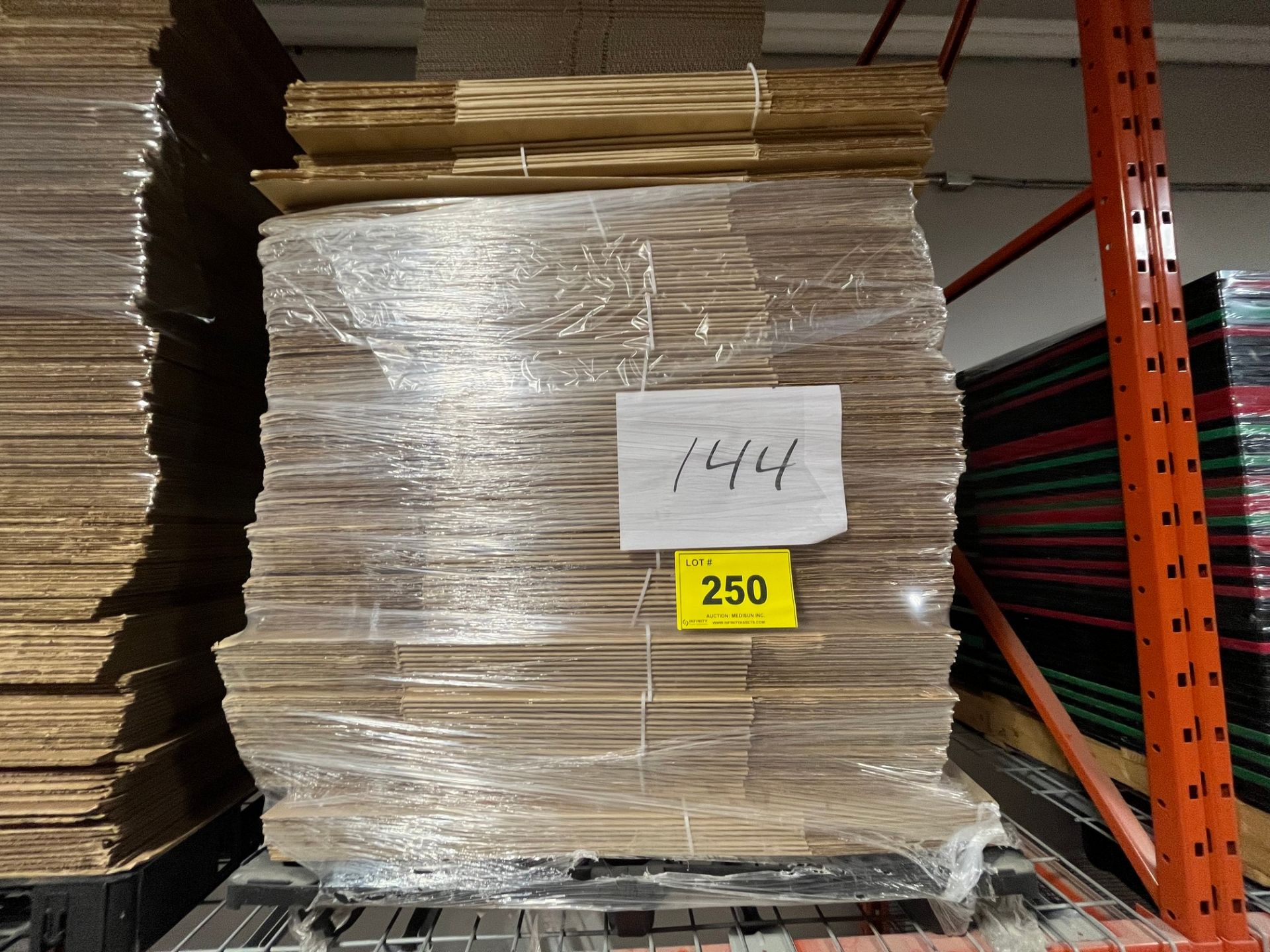 PALLET OF CARDBOARD CARTONS (NO PRINT)