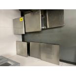 LOT OF (6) STAINLESS STEEL TABLES, APPROX. 24" X 24"
