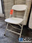 Ivory Plastic Folding Chairs