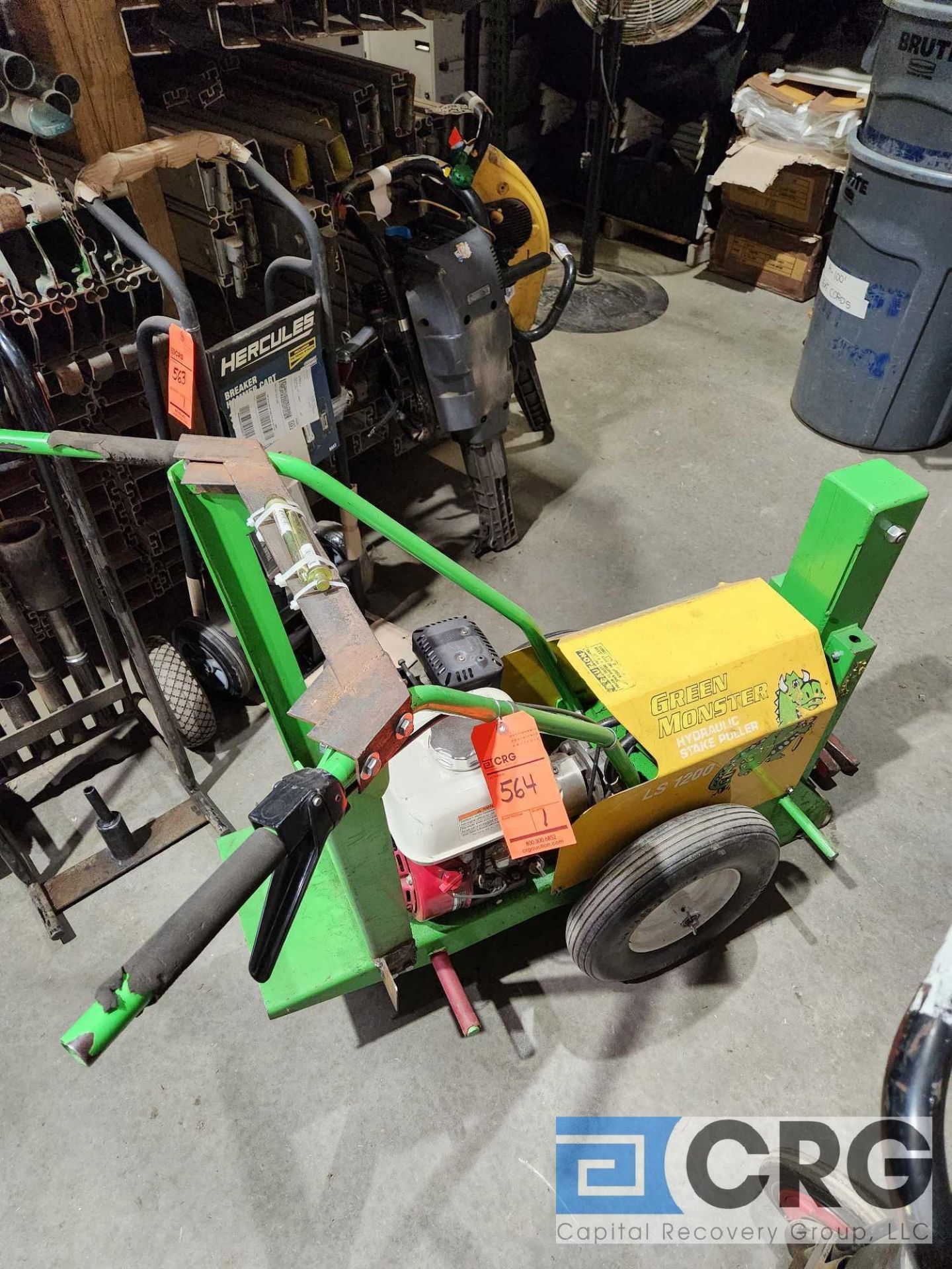 2018 Green Monster Hydraulic Stake Puller