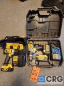 20 Volt Cordless 1/4" Drive Impact Gun and a 20 Volt Cordless Drill