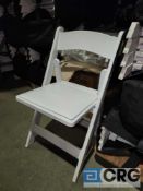 White Resin Folding Chairs