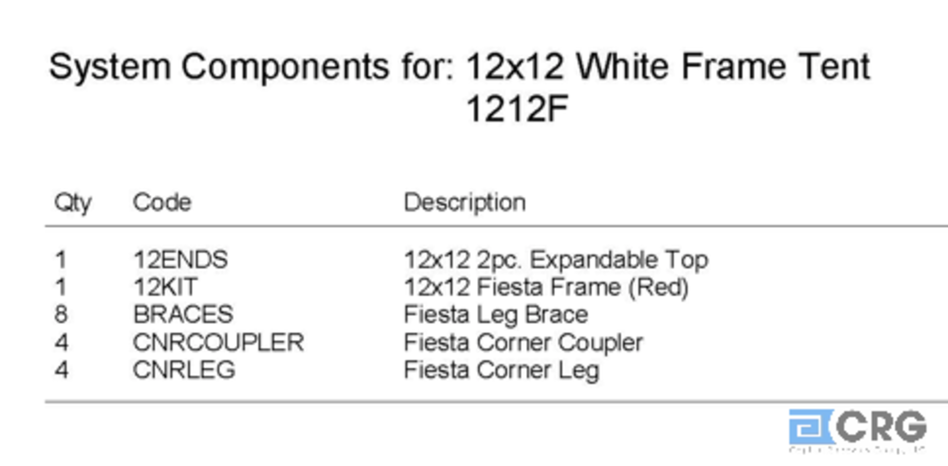 12x12 Fiesta, Complete Frame and Expandable White Top, Complete Frame and an Aztec Top - Image 4 of 4