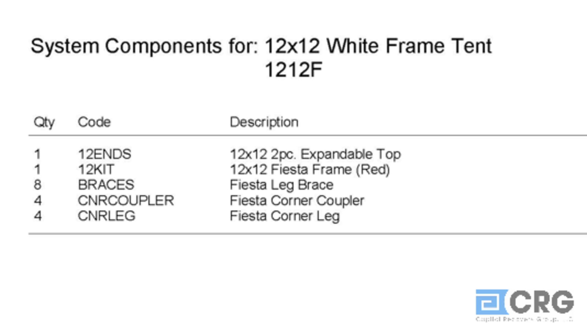 12x12 Fiesta, Complete Frame and Expandable White Top, Complete Frame and an Aztec Top - Image 3 of 3