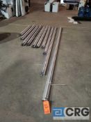 Lot of (39) 3-9 1/2', 3-8', 3-6', 15-5', 6-4' & 9-3' Rods. For Fiesta Marquee