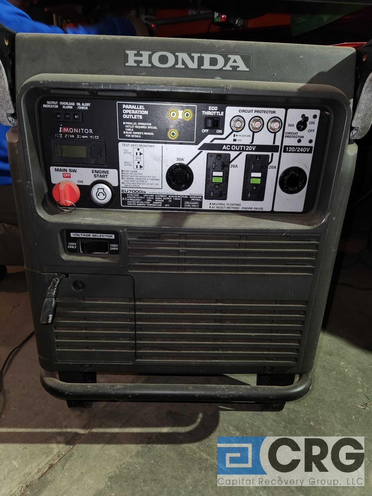 7000 Watt Honda EU7000iS Generator - Image 3 of 4