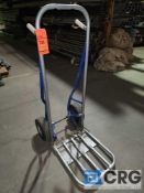 Raveis Aluminum Hand Truck with Foldable Tongue, 20" Wide x 44" Tall with a 20" Foldable Tongue