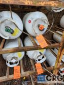 Lot of (3) 30lb. Propane Tanks, Empty. For Patio Heaters. OPD Valve