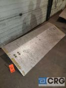 30" x72" Aluminum Dock Plate, Makes Transition Between Truck and Loading Dock