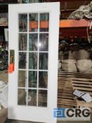 3' Top Tec Single French Door with Frame, Grade C, #SD3