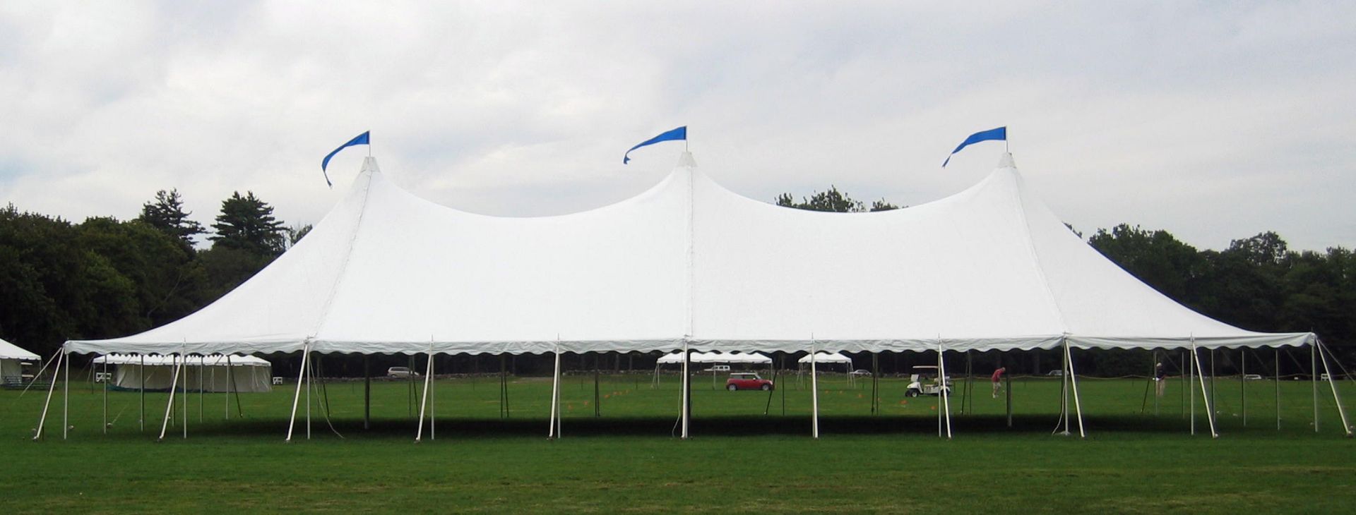 50x70 Century Tent 2-20' ends, 1-30' mid,