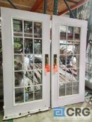 6' Colony Double French Door with Frame, Grade C, #3
