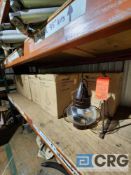 Lot of (12) Onion Style Lighting Fixtures w/Brown Bracket, Hang Fixture from Tent Frame