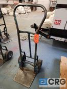 Harper Handtruck, Green, Model 32T56, 900lbs. Capacity, 22" Wide x 52" Tall. Solid Tongue