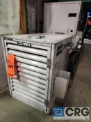 Lot of (1) 80,000 BTU L.B. White Tent Heater W/20' Remote Thermostat and Duct, NO DIFFUSER