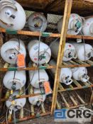 Lot of (5) 40lb. Propane Tanks, Empty. For Tent Heaters. OPD Valve.