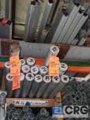 Lot of (4) 17' x 2.5" Aluminum Center Poles. Schedule 40, 3" OD