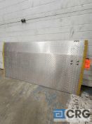 36" x72" Aluminum Dock Plate, Makes Transition Between Truck and Loading Dock