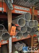 Lot of (3) 27' x 4" Aluminum Schedule 40 Center Poles Spliced at 20' with Pin. 4 1/2" OD