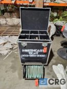 Lot of (12) Black Source Four Fixtures w/Clamp and Round Floor Base