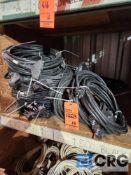 Lot of (18) 25' Long 12 Gauge BLACK Extension Cords w/Triple Tap Outlet, BLACK Cord.