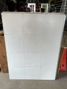 Lot of (25) 3x4 California Portable Solid White Dance Floor